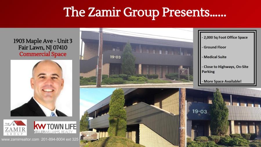 Zohar Zamir Top Producer 5 Star Professional Fair Lawn Real Estate Commercial SPace Home VAlue