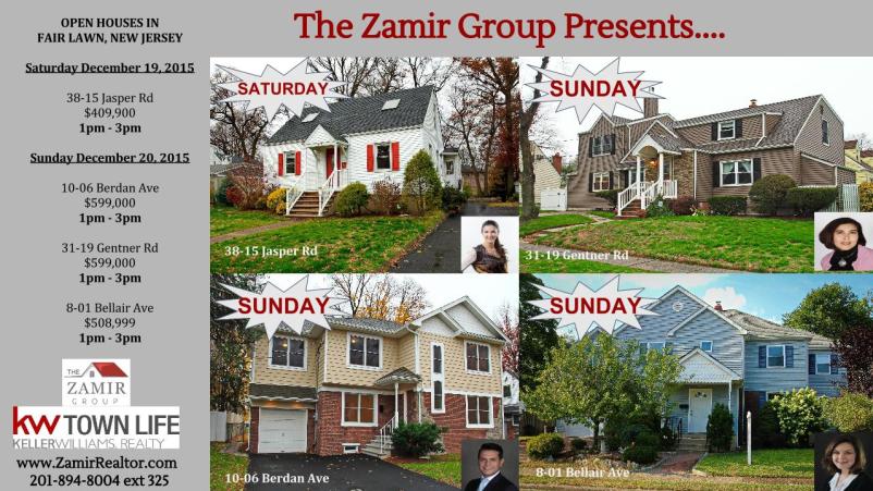 Open House Fairlawn New Jersey Saturday Sunday Zohar Zamir