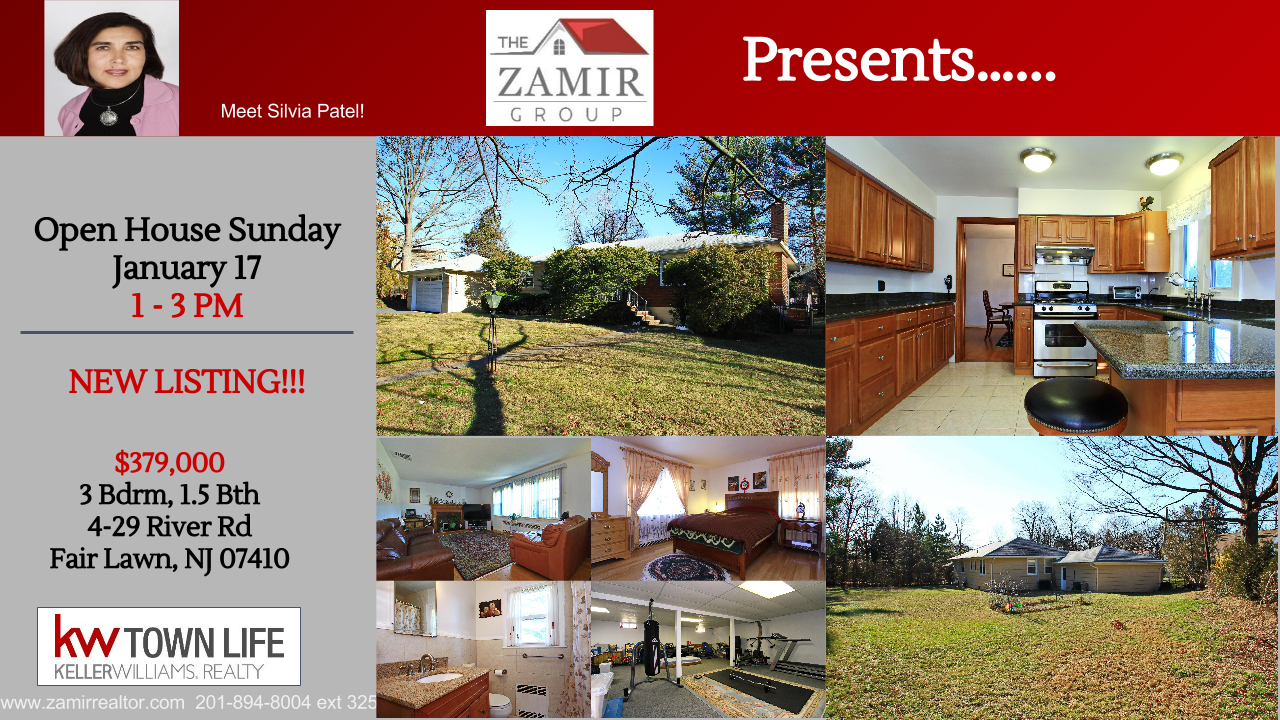 Zohar Zack Zamir Fair Lawn Real Estate Keller Williams Town Life Open House This Weekend Top Producer