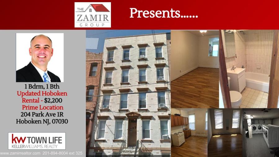 Hoboken Park Ave Rent Laundry Apartment Storage Hudson County Zohar Zack Zamir