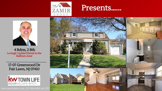 For Rent Radburn Fair Lawn Home Bergen County Real Estate the Zamir Group
