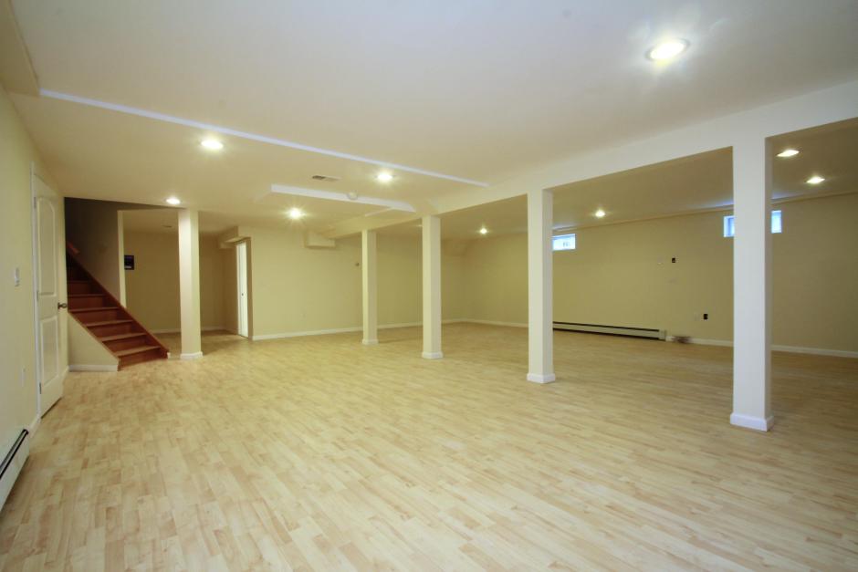 Full Finished Basement with High Ceilings