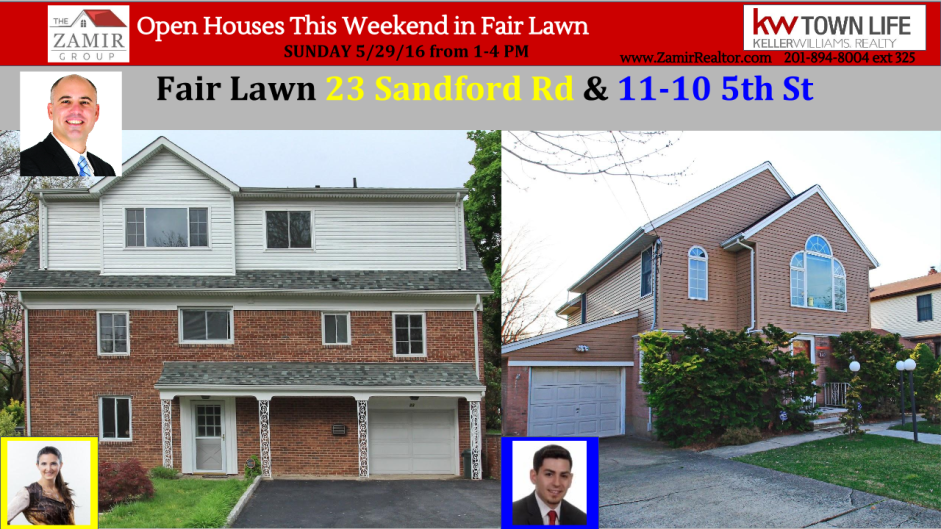 Open Houses Memorial Day Weekend The Zamir Group