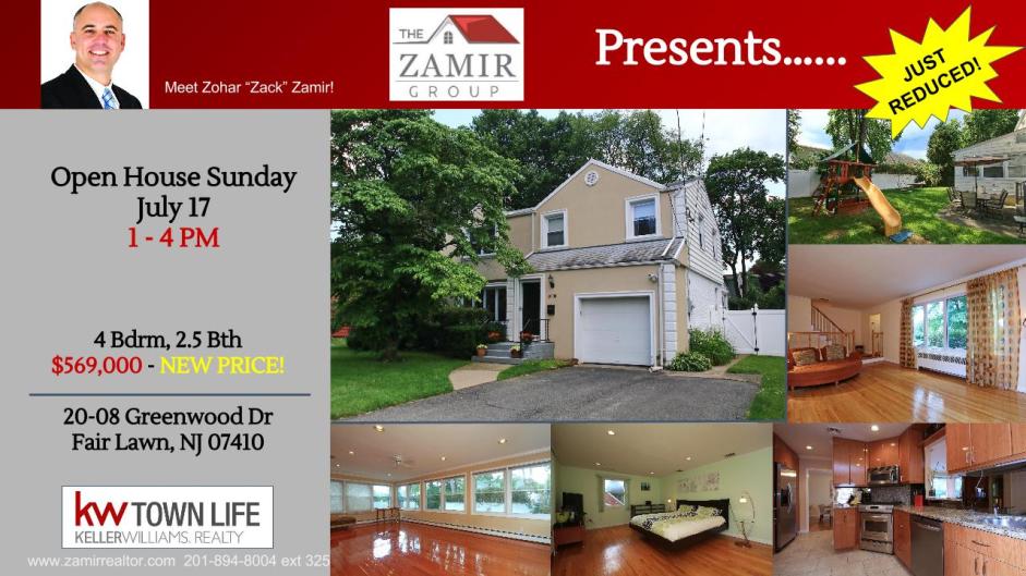 Open House Greenwood Drive the Zamir Group