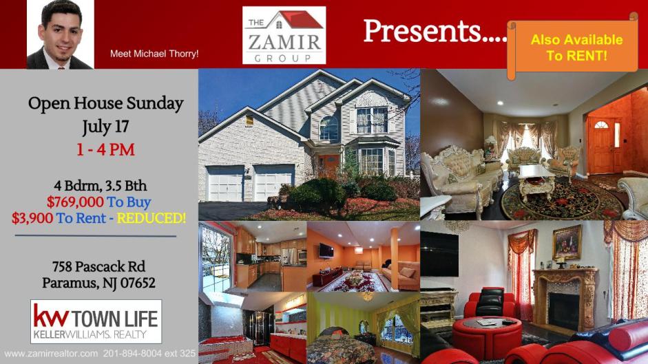 Open House Pascack Road the Zamir Group