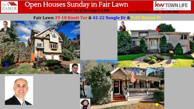 Fair Lawn Open Houses Sunday The Zamir Group KW Town Life